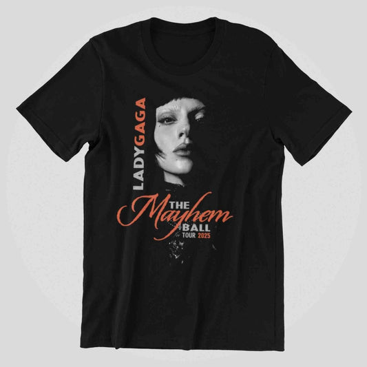 Lady Gaga Mayhem Tour 2025 Tshirt – Signature Gaga | Fan - Made Merch for Aussie Little Monsters - Three2Tango Tees