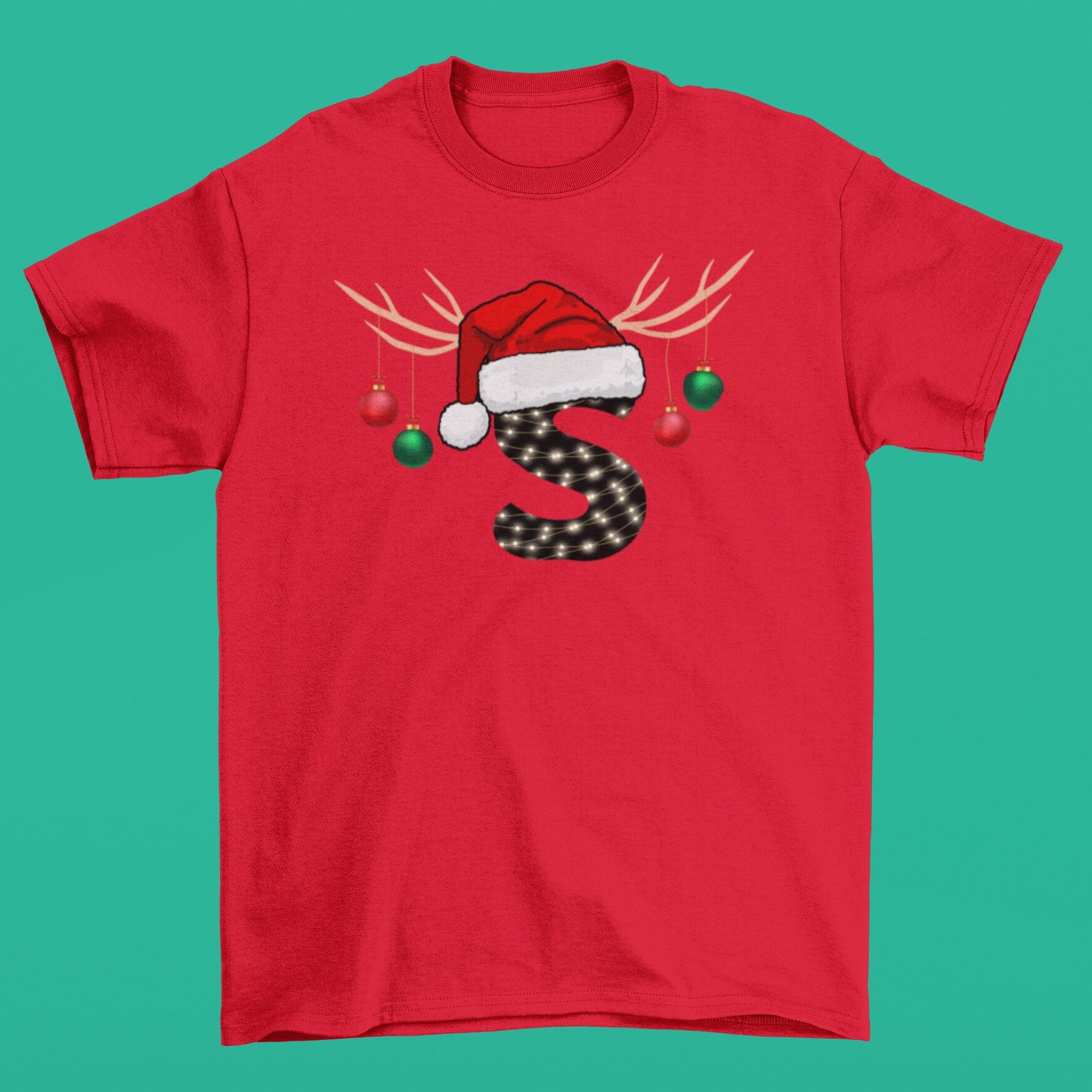 Matching Family Christmas Tshirt - Letter Names - Three2Tango Tee's