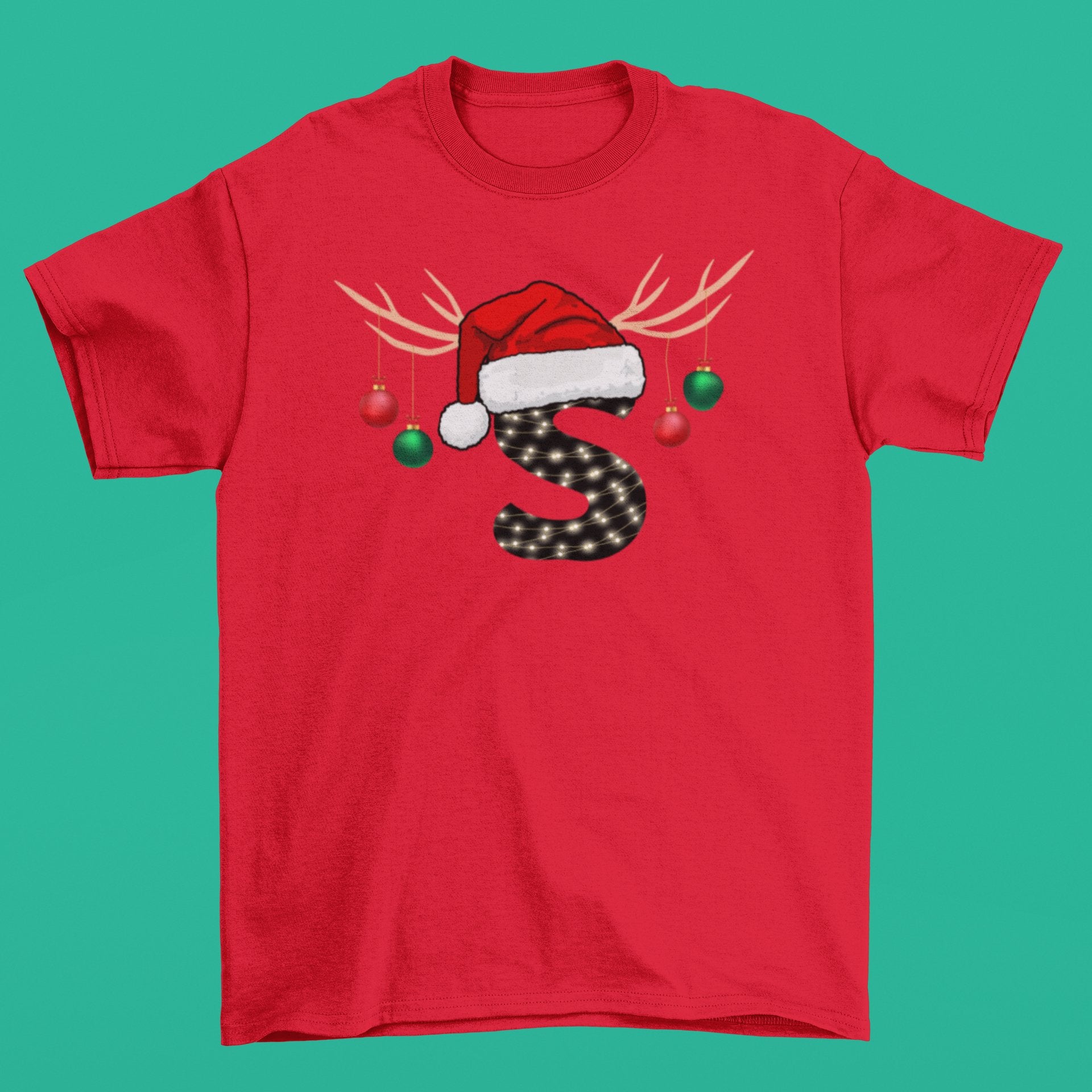 Matching Family Christmas Tshirt - Letter Names - Three2Tango Tee's
