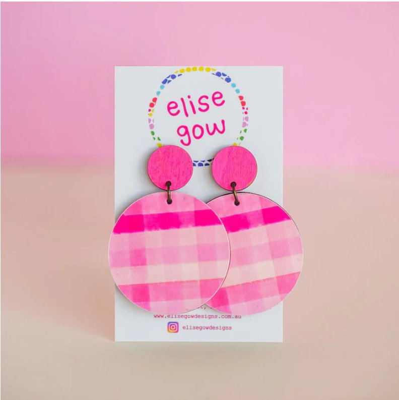 Mother's Day Card + Earring Combo - Pink Pop - Three2Tango Tee's