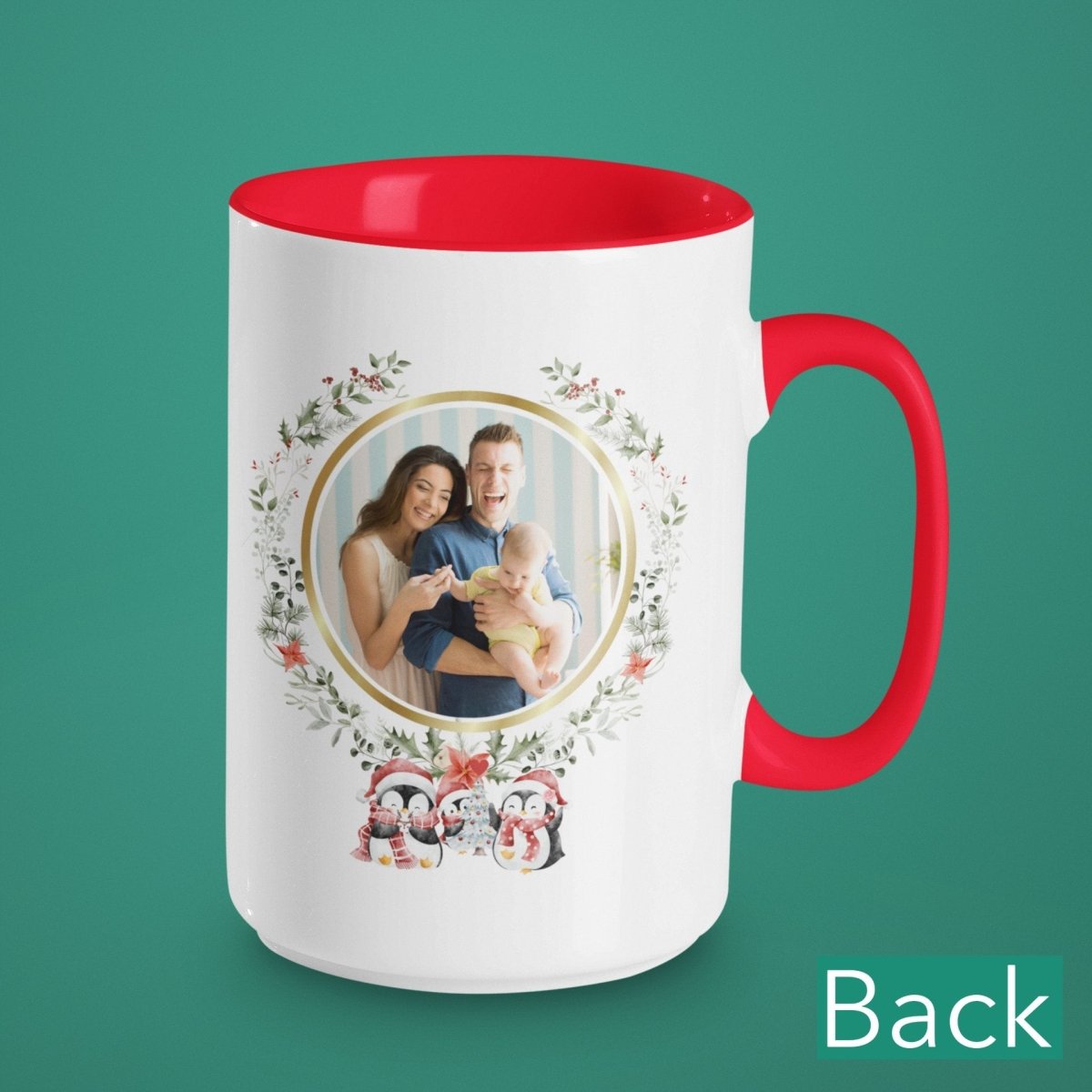 Personalized First Christmas Together Mug – Custom Family Name - Three2Tango Tees