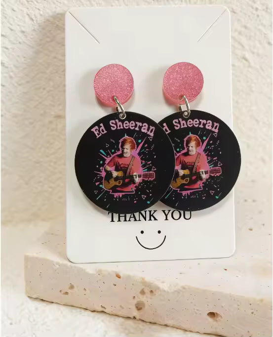Ed Sheeran Inspired Earrings