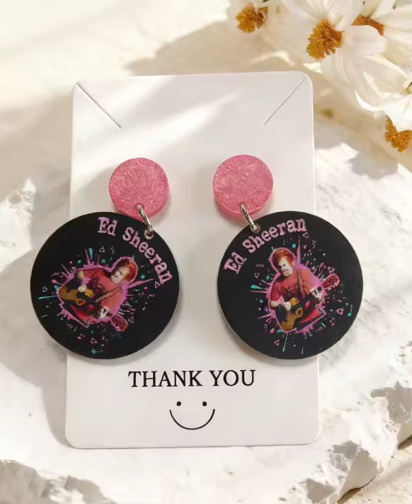 Ed Sheeran Inspired Earrings