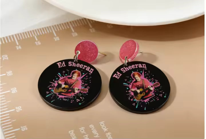 Ed Sheeran Inspired Earrings