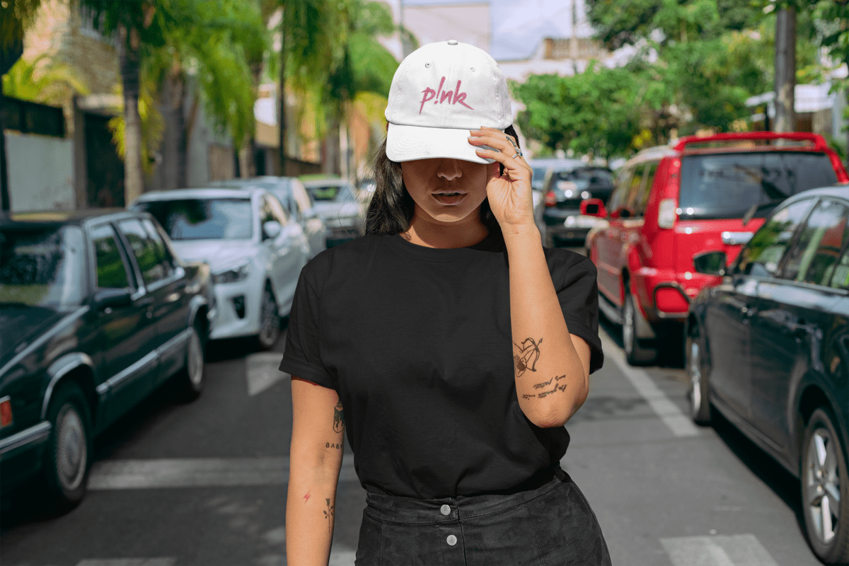 Pink Trustfall Tour 2024Australia - Baseball Cap - Three2Tango Tees