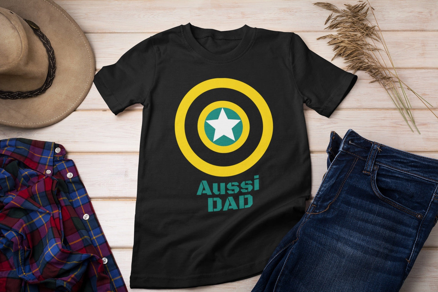 Aussie Dad T-shirt | Father's Day Gift - Three2Tango Tee's