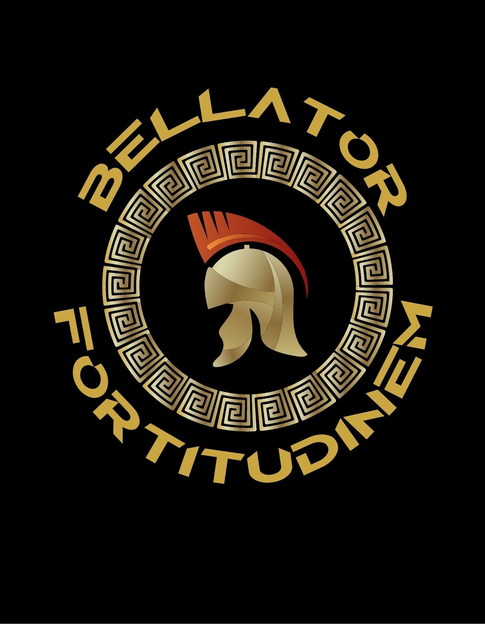 Bellator Fortitudinem - Front and Back - Unisex Tshirt - Three2Tango Tee's