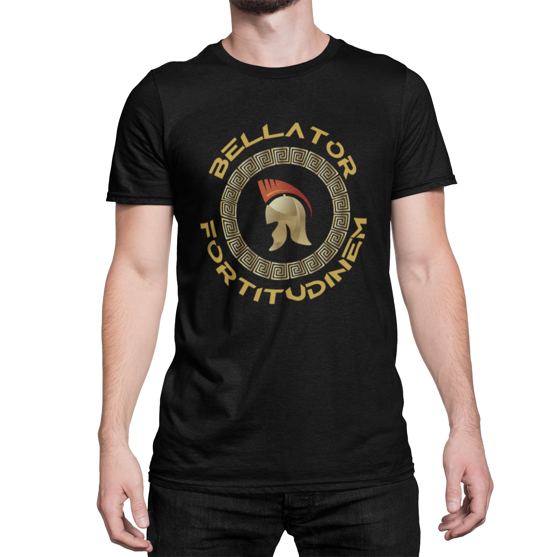 Bellator Fortitudinem - Front Logo Unisex Tshirt - Three2Tango Tee's