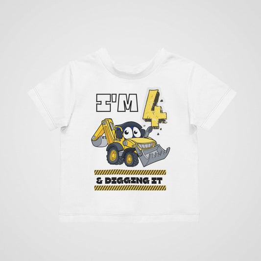 Construction Theme Birthday T-Shirt - Three2Tango Tees