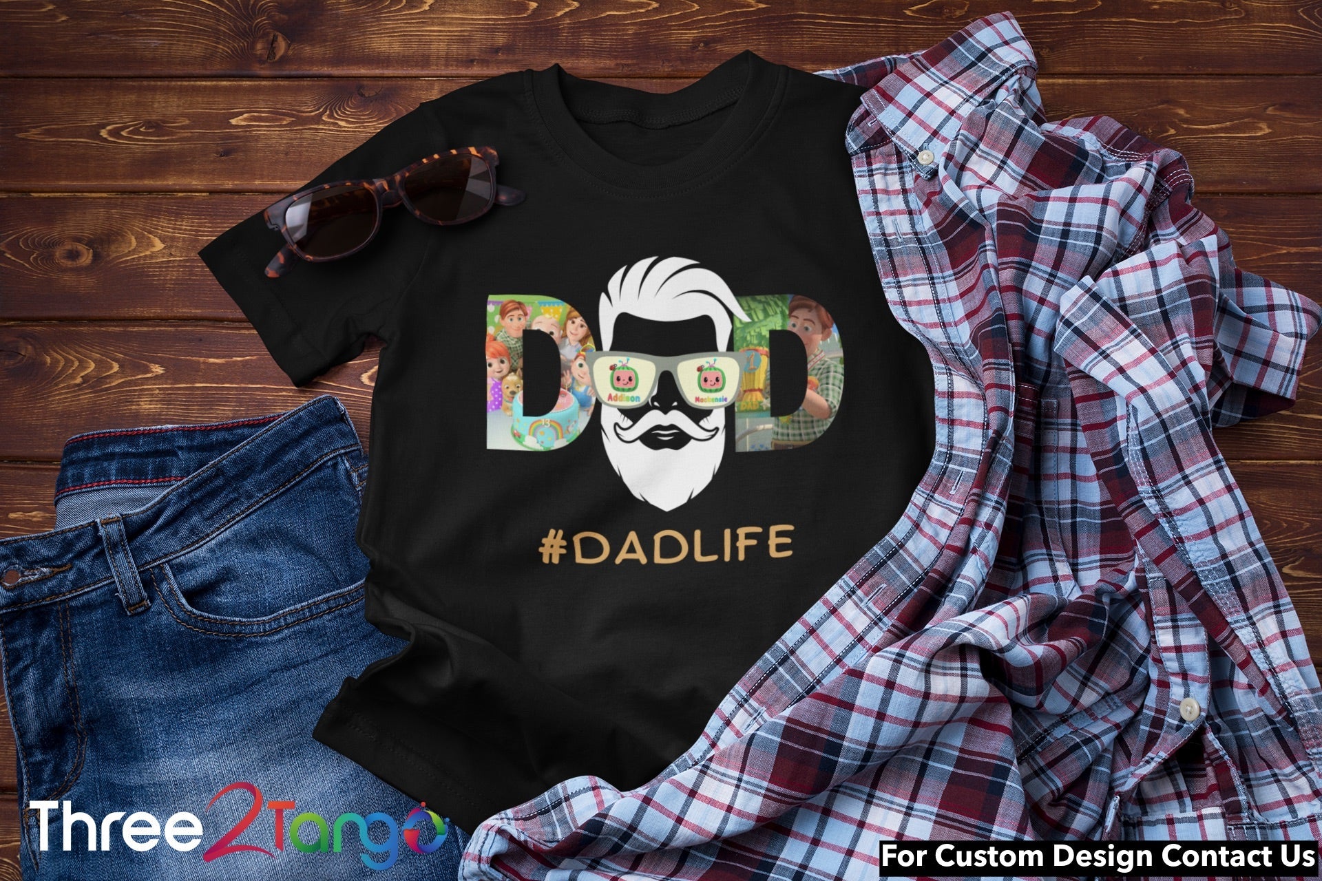 Cool Cocomelon Dad T-shirt | Father's Day Gift - Three2Tango Tee's
