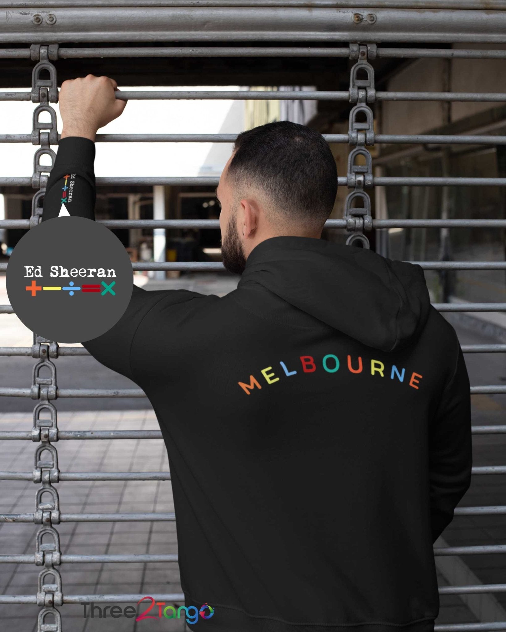 Ed Sheeran Hoodie, Australia 2023 Tour, City Names - Three2Tango Tee's