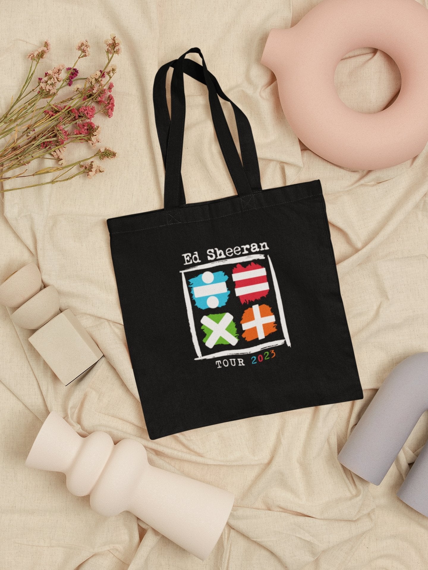 Ed Sheeran Mathematics Tour 2023 Tote Bag - Three2Tango Tee's