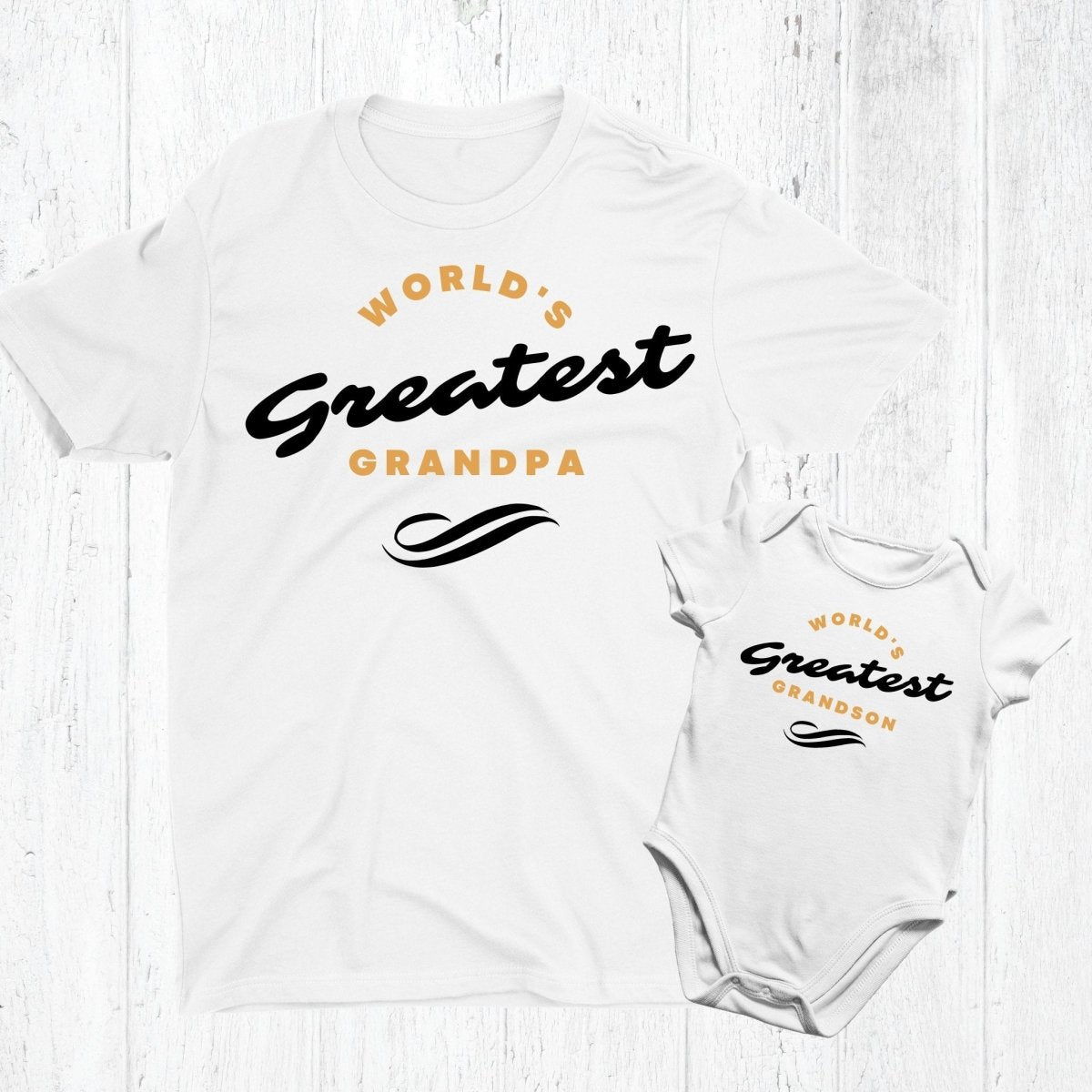 Grandpa & Baby Matching Set for Dad and Baby - Three2Tango Tees