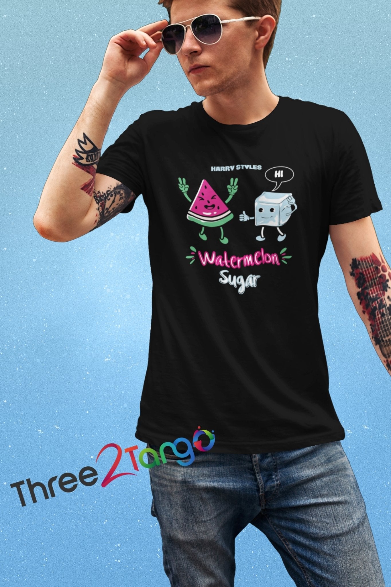 Harry Styles 2023 T-shirt, Watermelon Sugar - Three2Tango Tee's