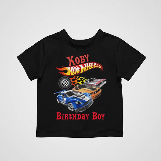 Hotwheels Birthday T-shirt Custom - Three2Tango Tees