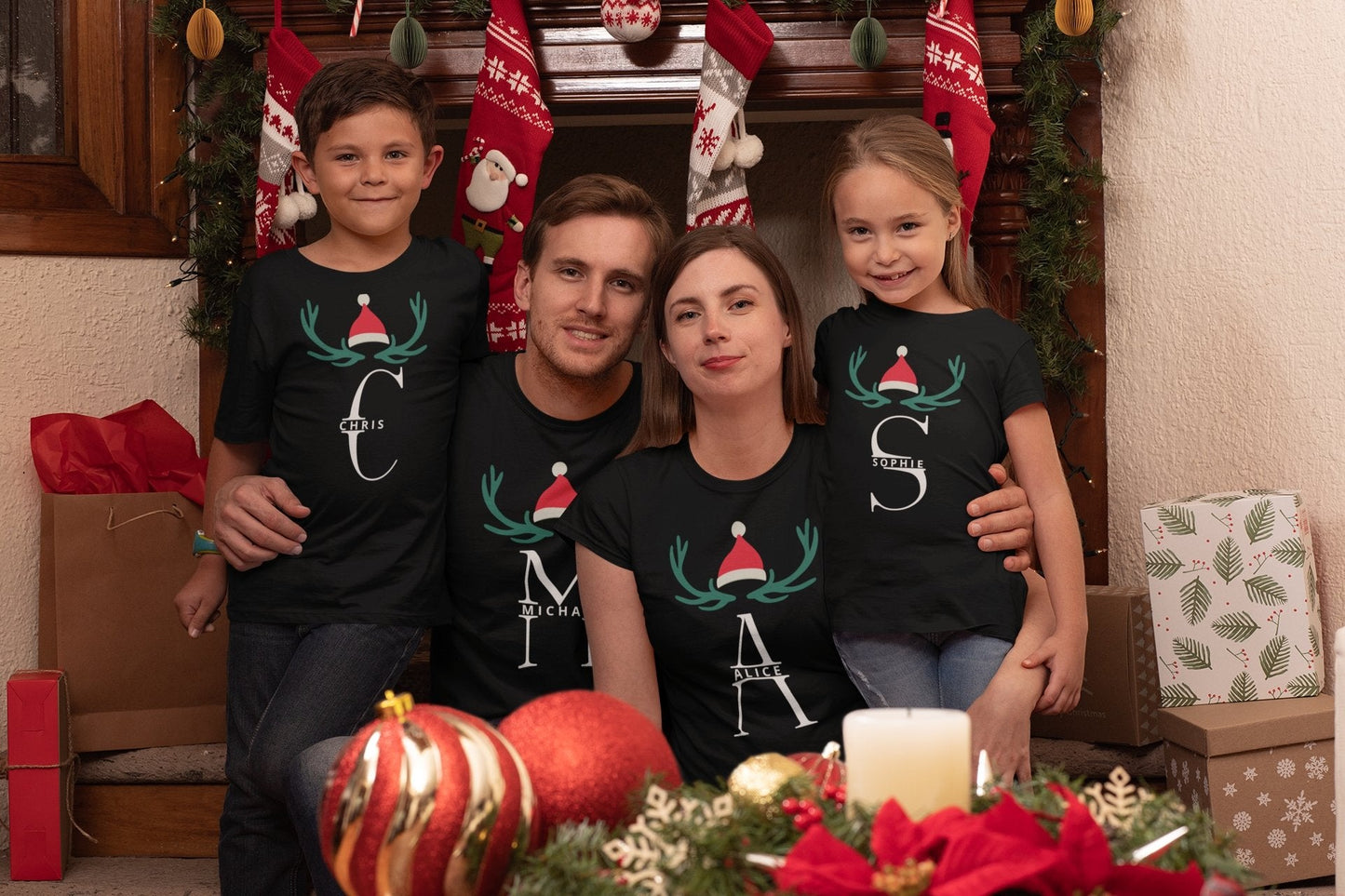 Matching Family Christmas Tshirts - Three2Tango Tee's