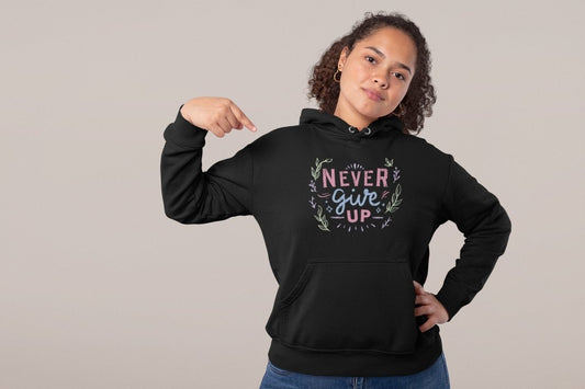 NEVER GIVE UP - Three2Tango Tees
