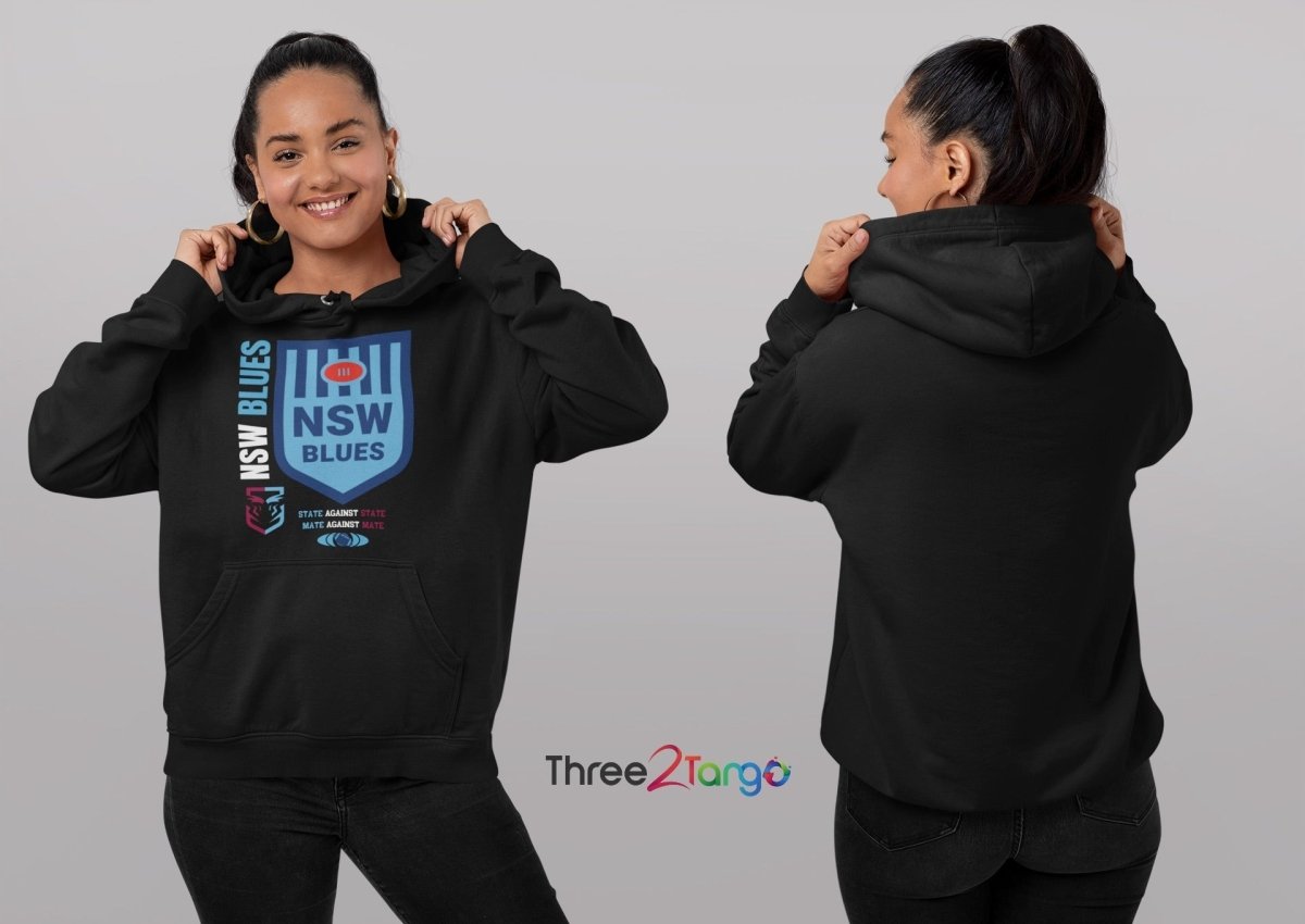 NSW Blues, State of Origin Hoodie - Three2Tango Tees