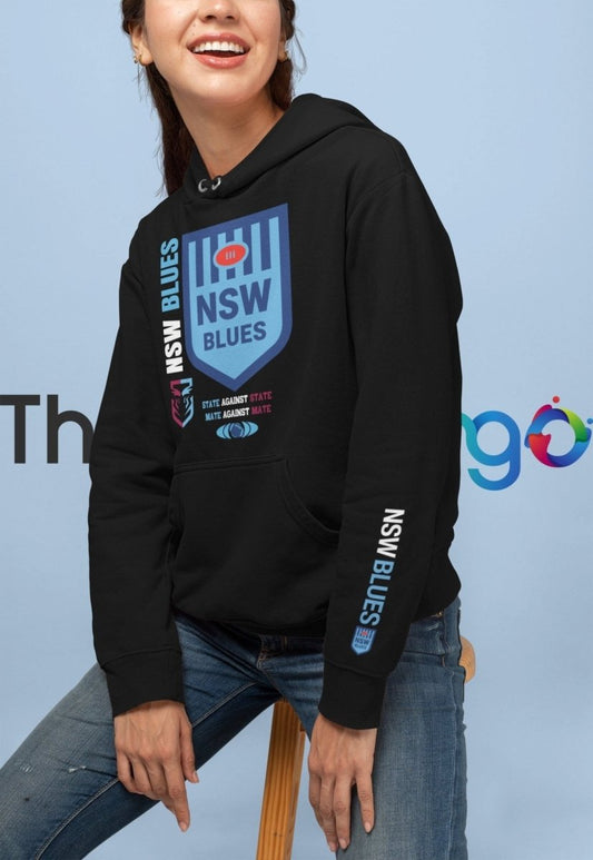 NSW Blues, State of Origin Hoodie - Three2Tango Tees