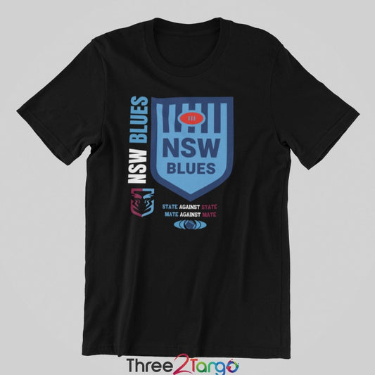NSW Blues, State of Origin Tshirt - Three2Tango Tees