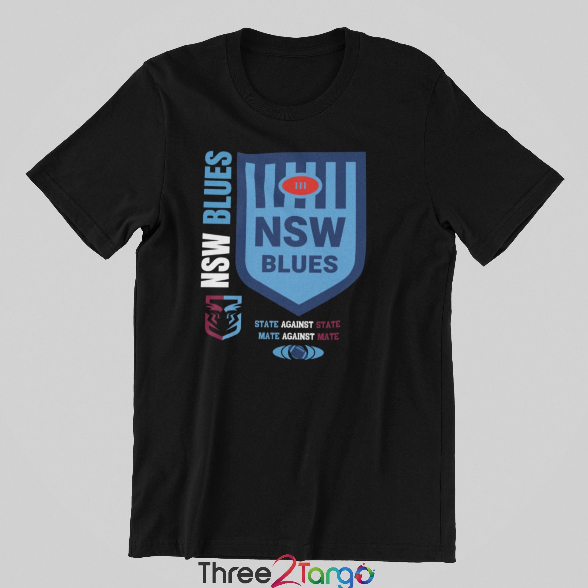 NSW Blues, State of Origin Tshirt - Three2Tango Tee's