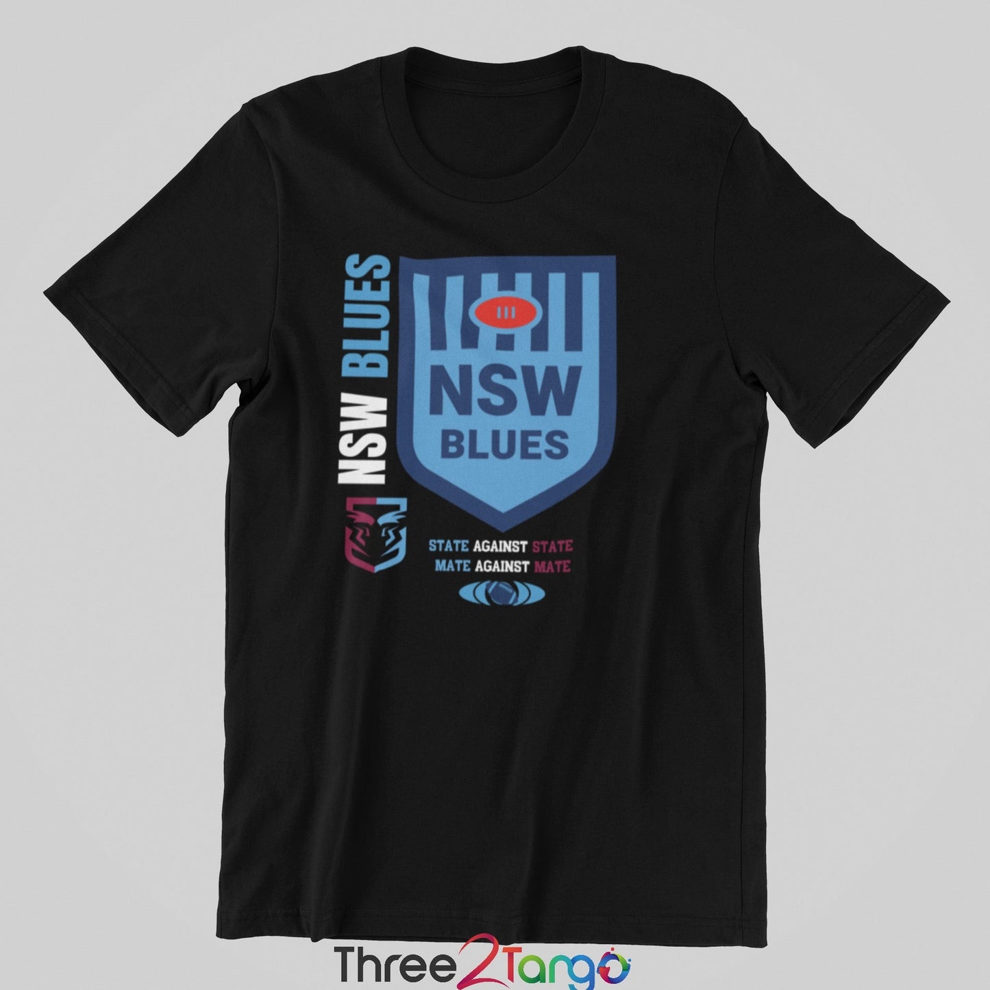 NSW Blues, State of Origin Tshirt - Three2Tango Tee's