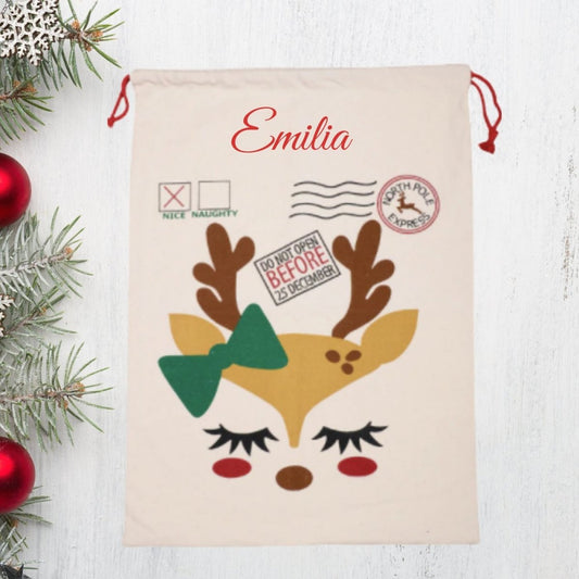 Personalized Santa Sacks - Three2Tango Tees