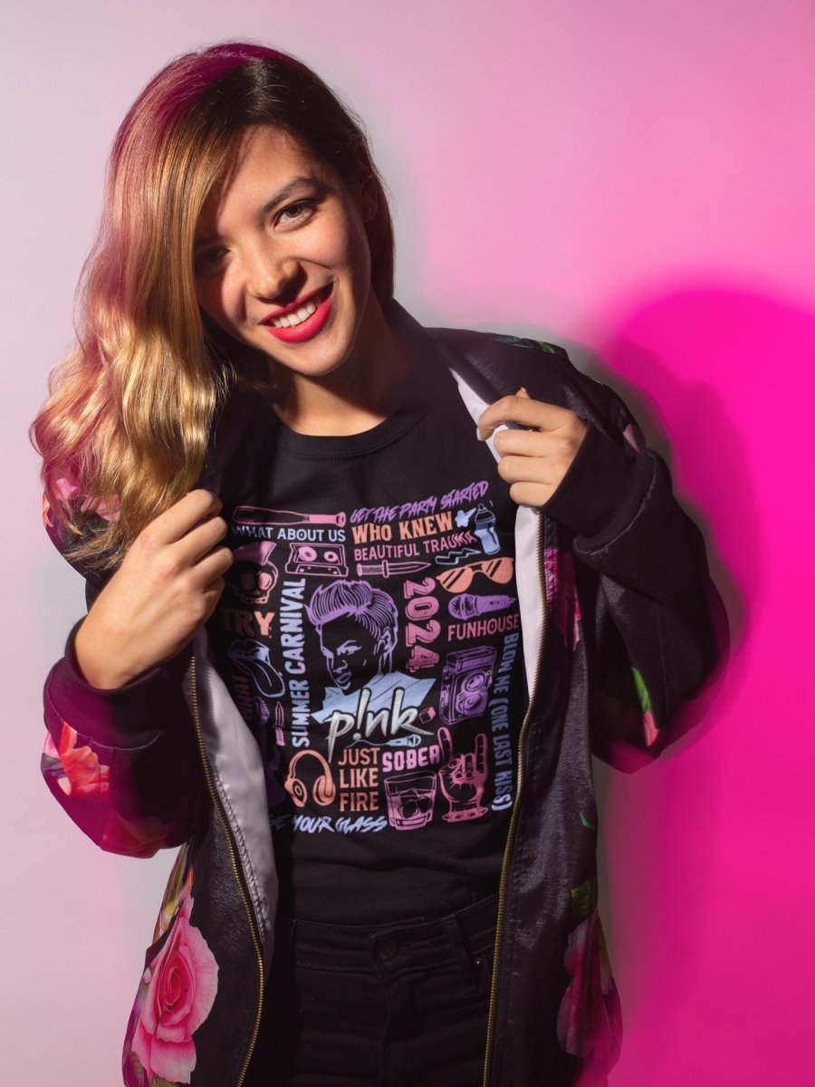 Pink Concert T-shirt - Summer Carnival 2024 Australia - Pink Pop - Three2Tango Tees