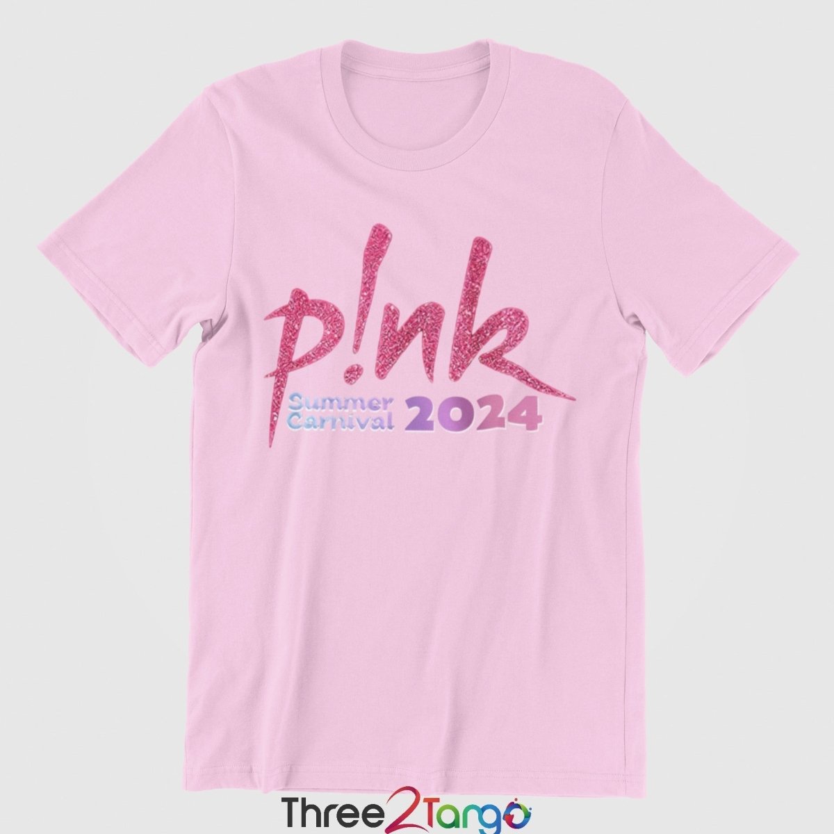 Pink Concert T-shirt - Summer Carnival 2024 Australia - Pink Tour - Three2Tango Tees