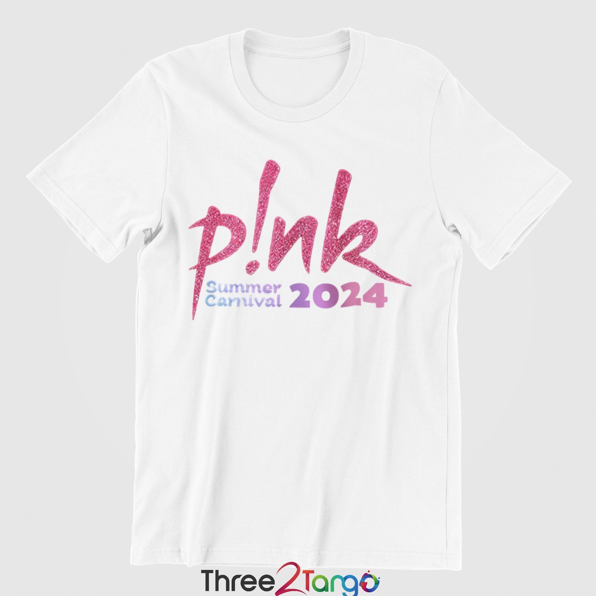 Pink Concert Tshirt Summer Carnival 2024 Australia Pink Tour