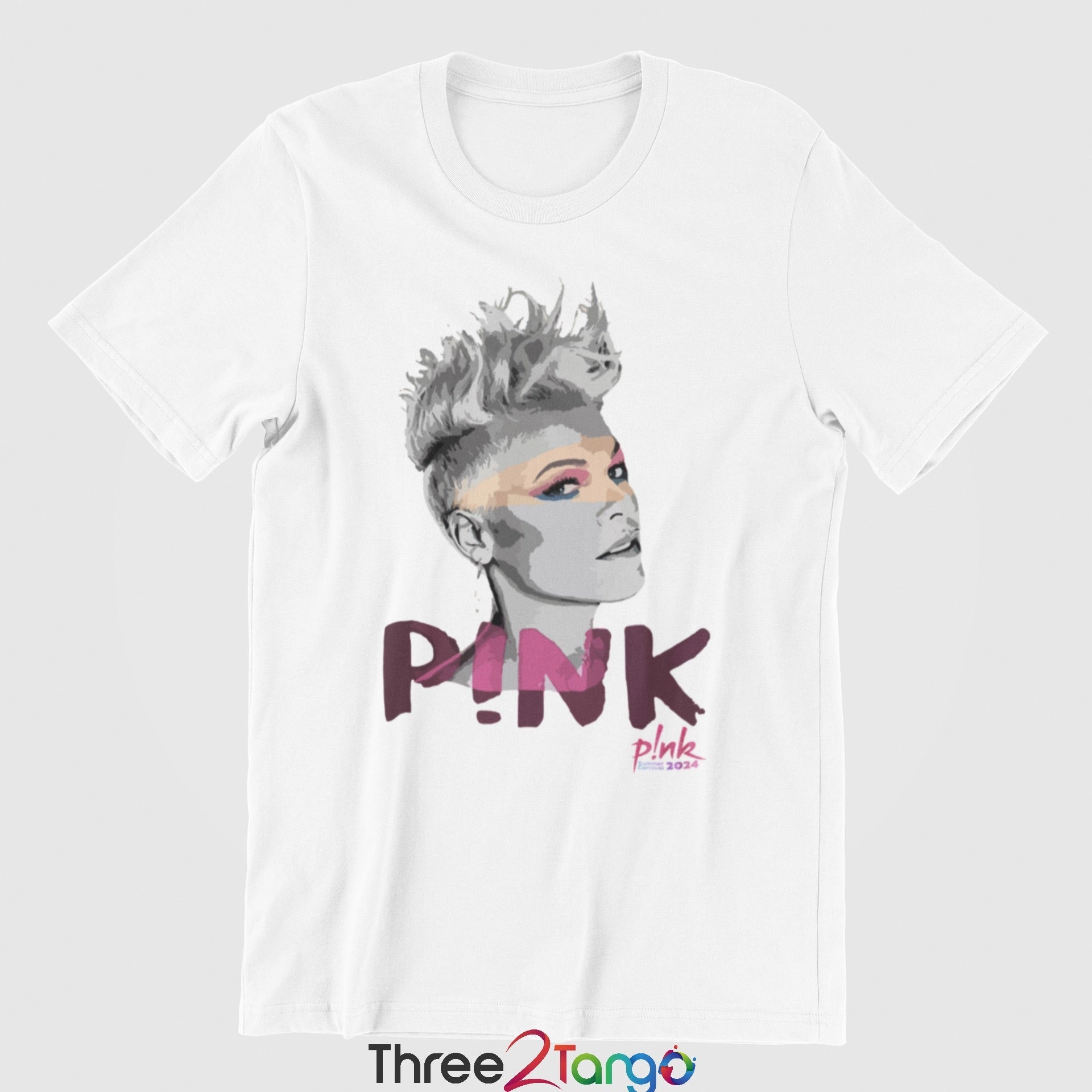 Pink Concert T-shirt - Summer Carnival 2024 Australia - Retro Pink ...