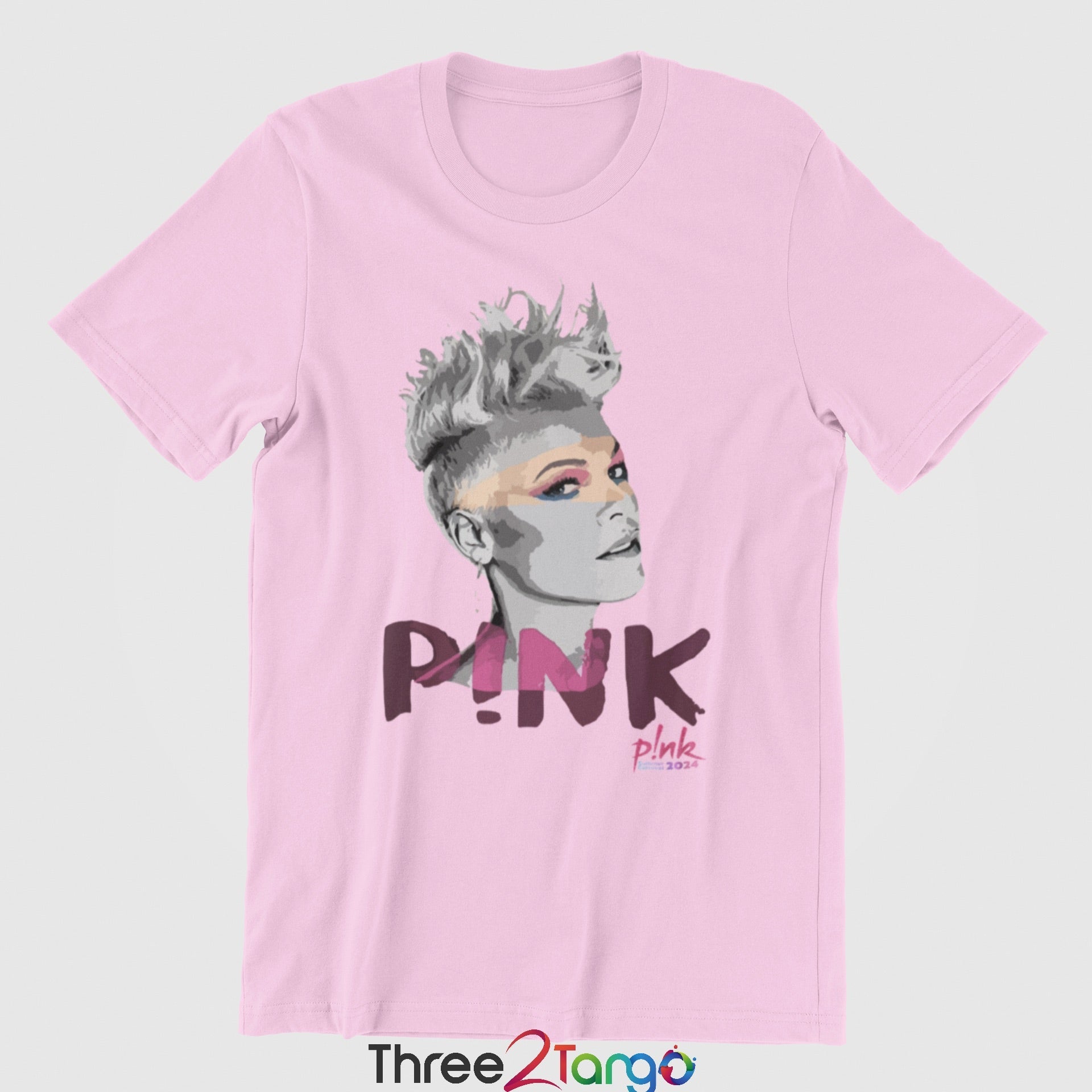 Pink Concert T-shirt - Summer Carnival 2024 Australia - Retro Pink ...