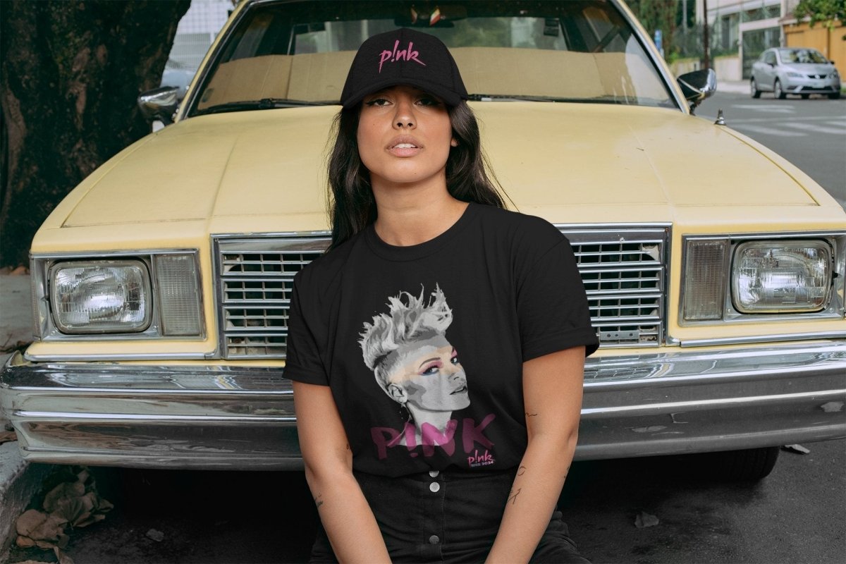 Pink Trustfall Tour 2024Australia - Baseball Cap - Three2Tango Tees