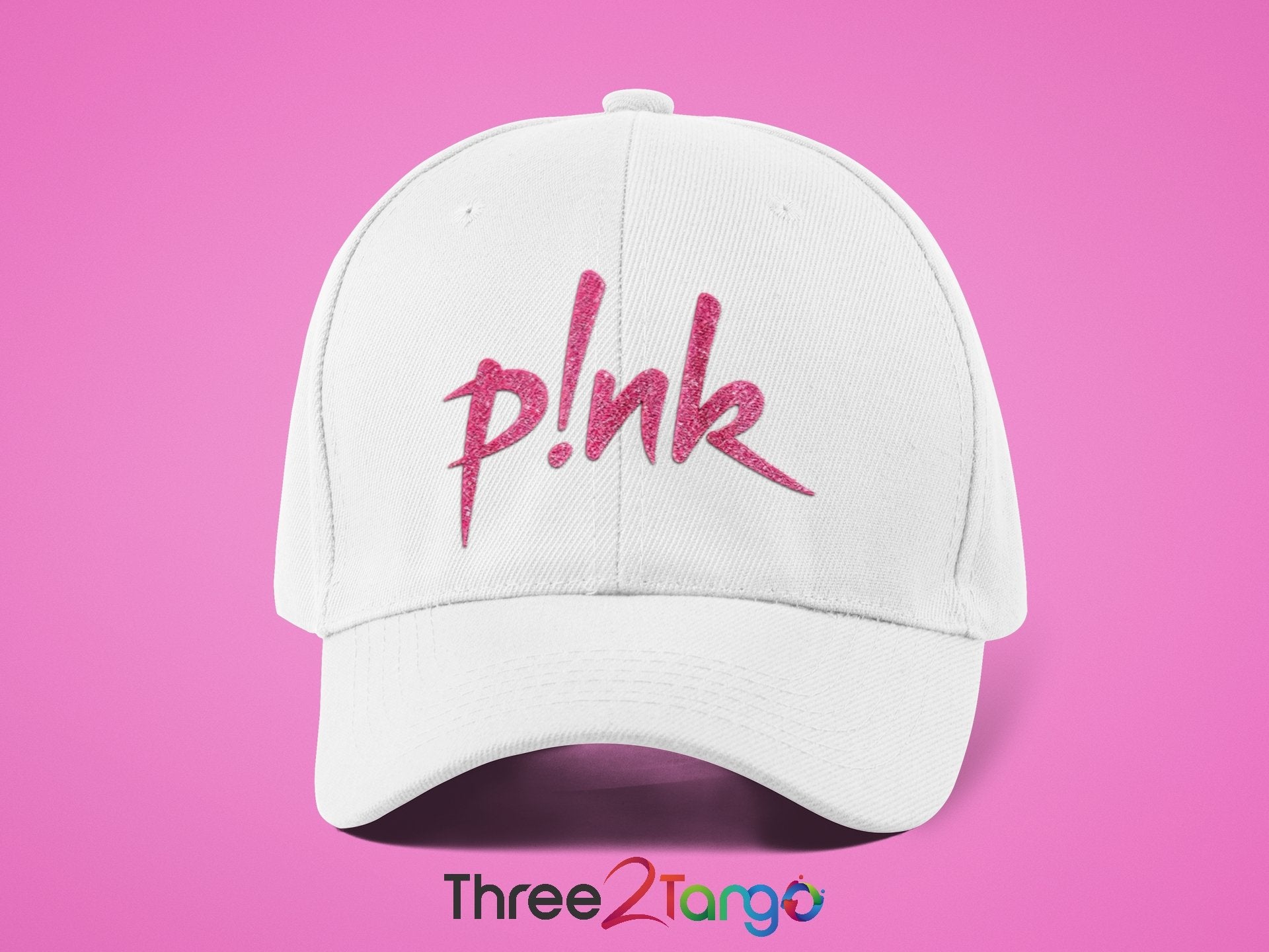 Pink Trustfall Tour 2024Australia - Baseball Cap - Three2Tango Tee's