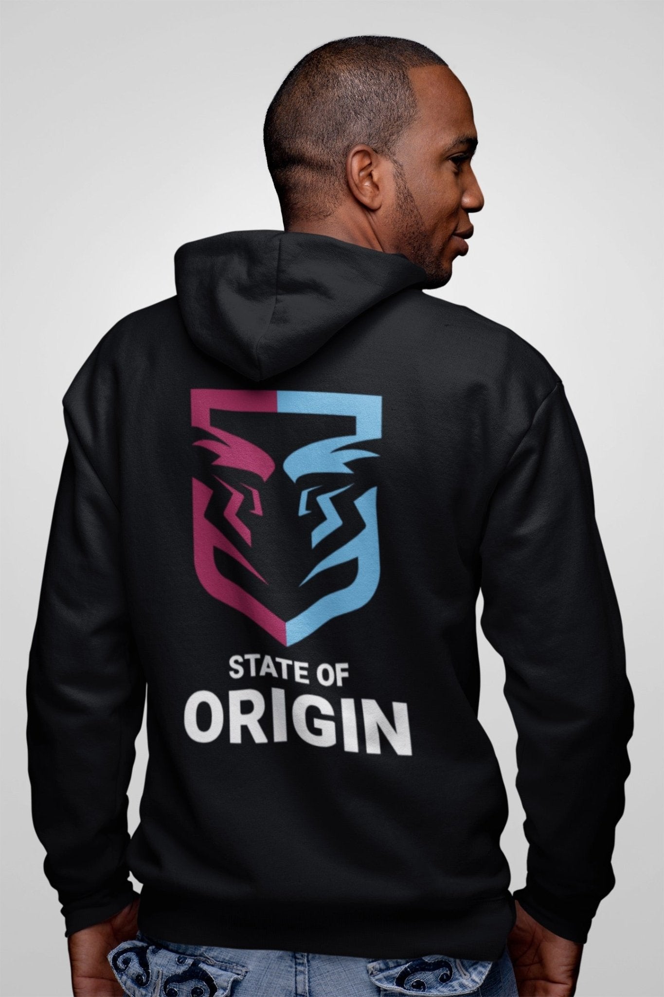 QLD Maroons Hoodie, NRL State of Origin 2023 - Three2Tango Tee's