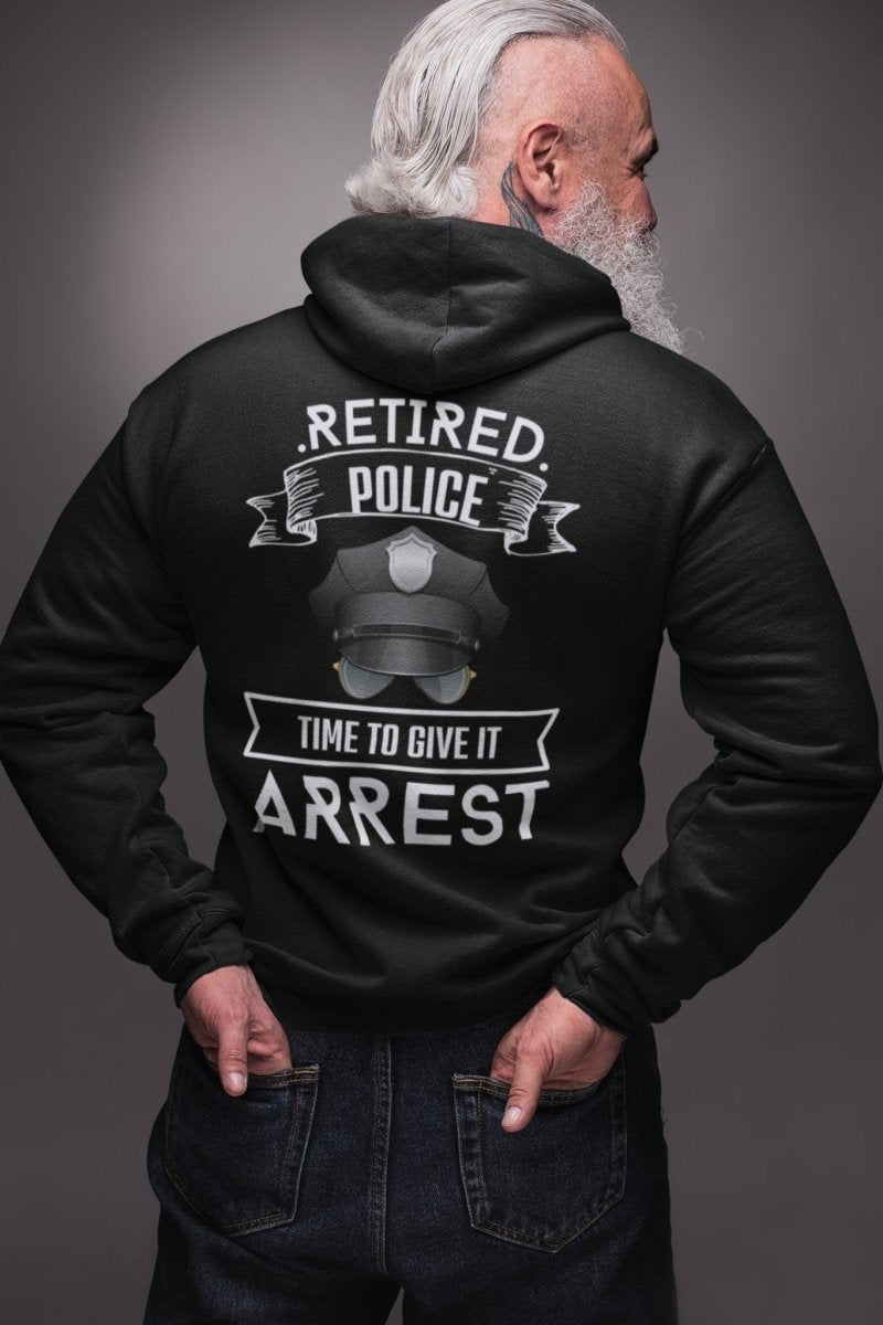 Retired Police - Unisex Hoodie - Three2Tango Tees