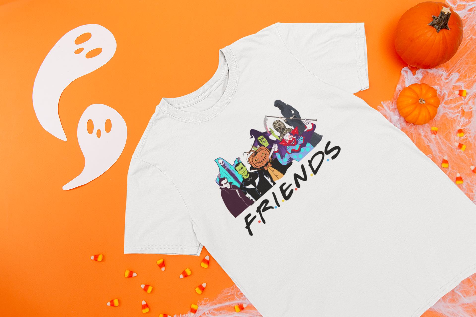 Spooky Friends Halloween T-shirt - Three2Tango Tee's