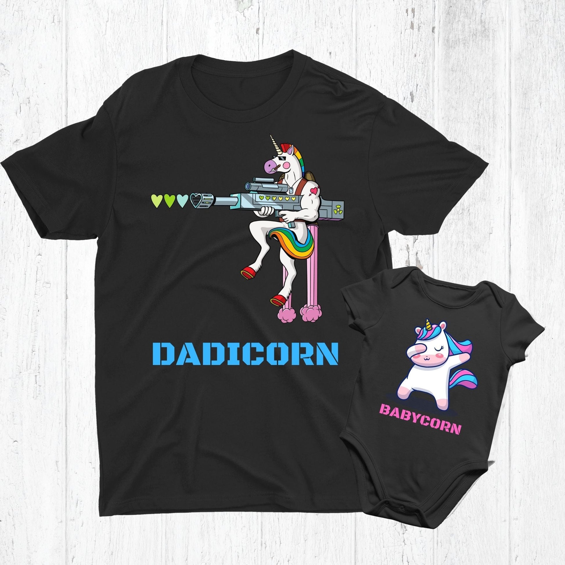 Unicorn Dad | Father & Son Matching T-shirts | Father's Day Gift - Three2Tango Tee's
