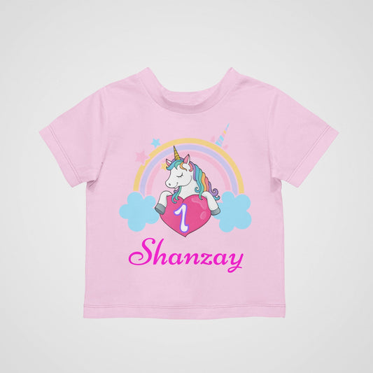 Unicorn Girl Birthday T-Shirt - Three2Tango Tee's