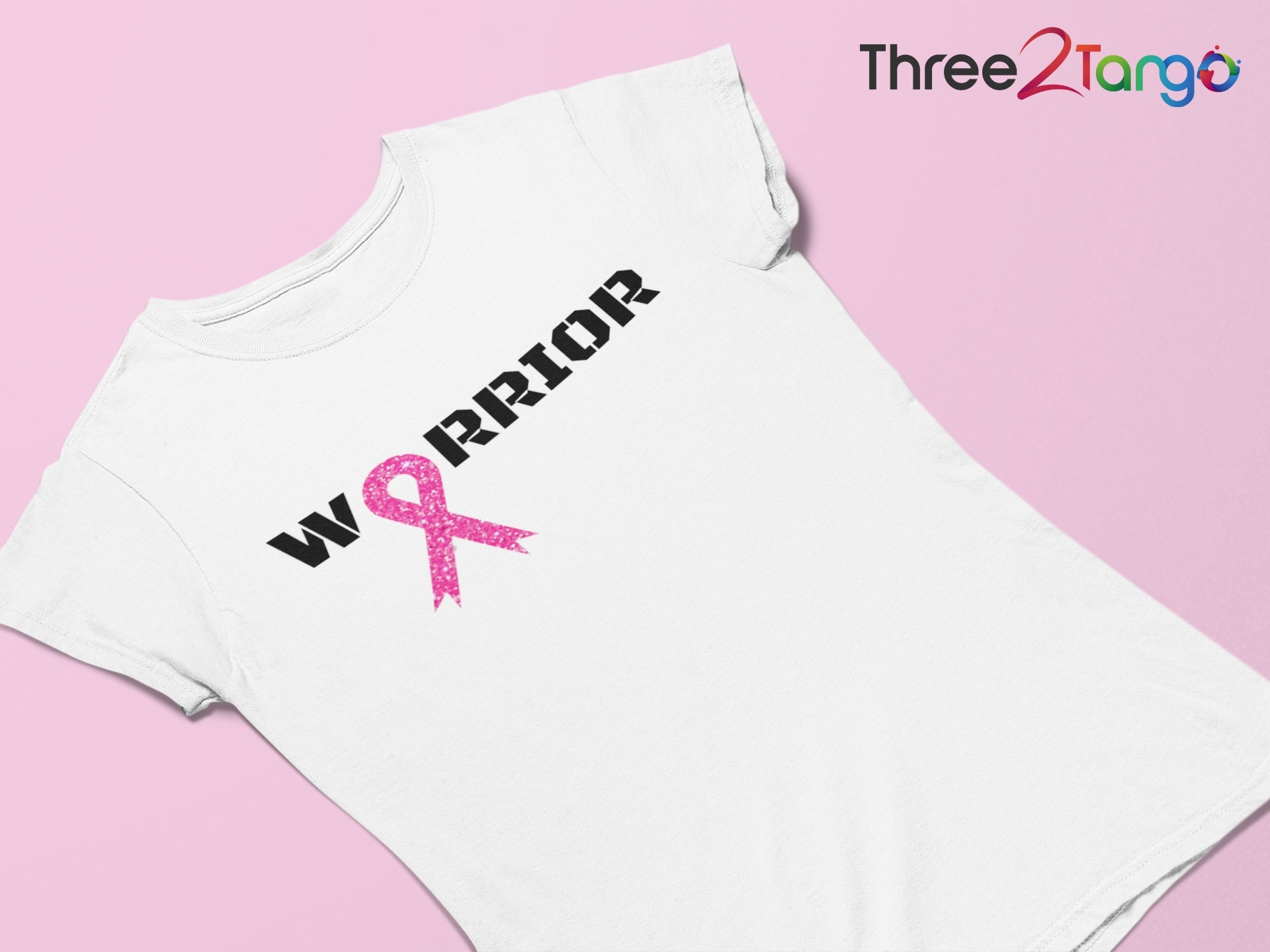 Warrior T-shirt | Breast Cancer Awareness Shirt - Three2Tango Tee's